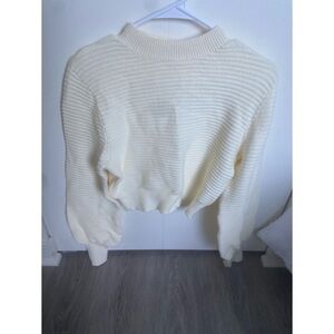cream sweater